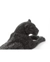 FIGURA PEQUEÑA ·LEONA· NEGRO